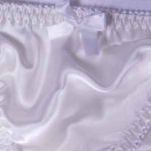 100% pure Mulberry silk white color silk panties